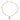 Bevelled Cross Men's Necklace Gold ED HARDY