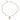 Bevelled Cross Men's Necklace Gold ED HARDY