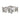 Gothic Initial Men's Ring Silver ED HARDY
