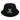 Half RHD Men's Bucket Hat Black PLAYBOY
