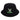 Half RHD Men's Bucket Hat Black PLAYBOY